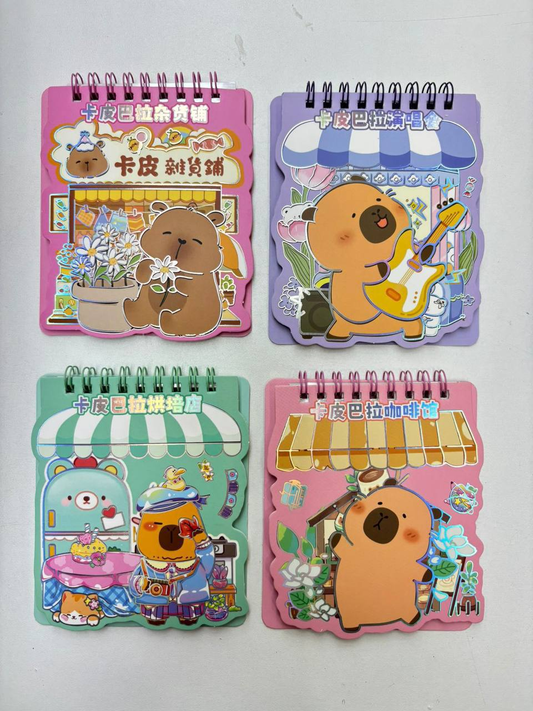 Cuaderno de Stickers Capibara 8.0 PAPELERIA