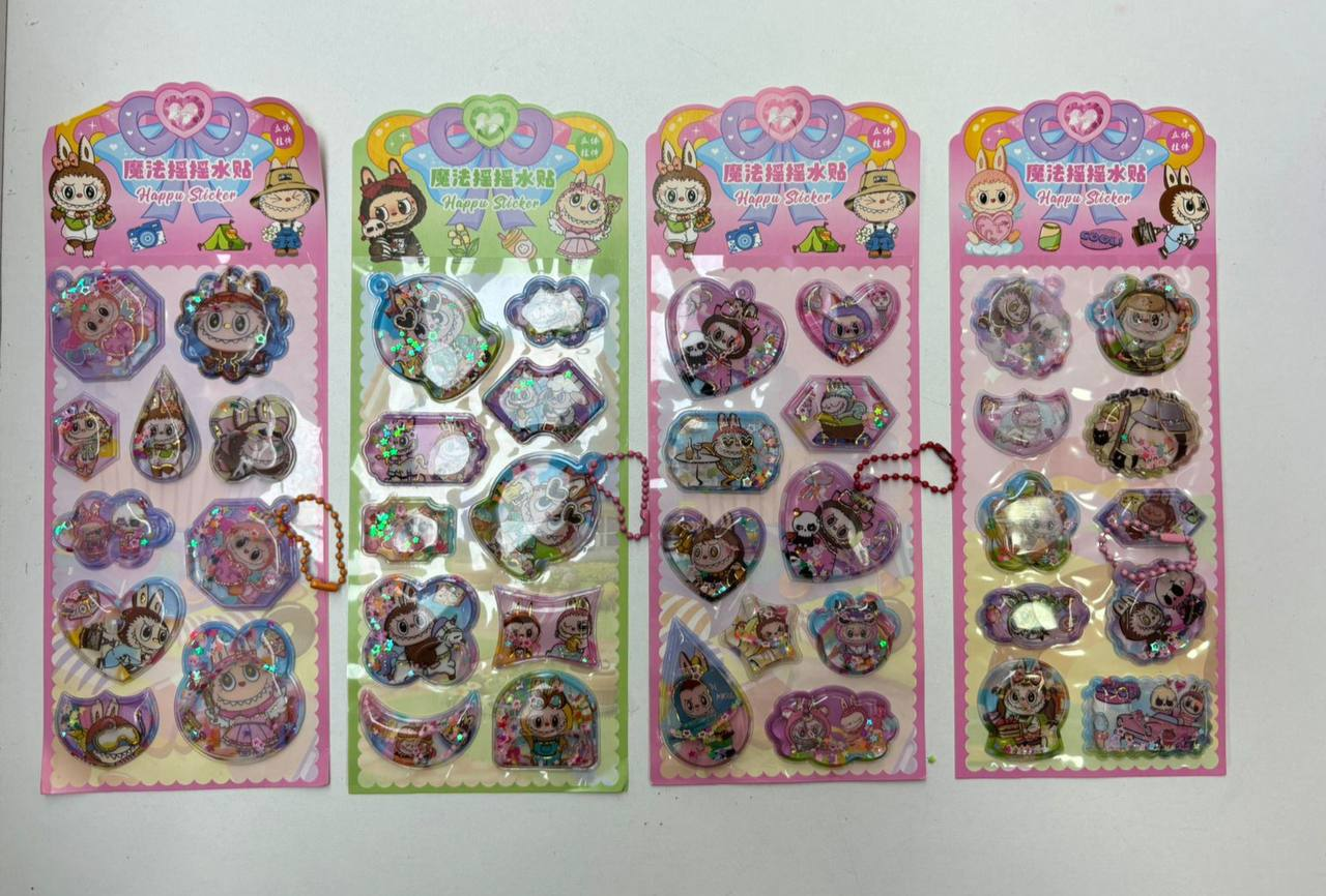 Stickers Llavero Labubu 8.0 PAPELERIA