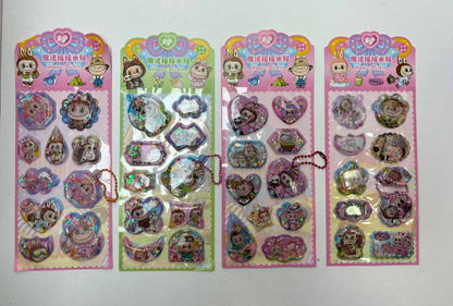 Stickers Llavero Labubu 8.0 PAPELERIA
