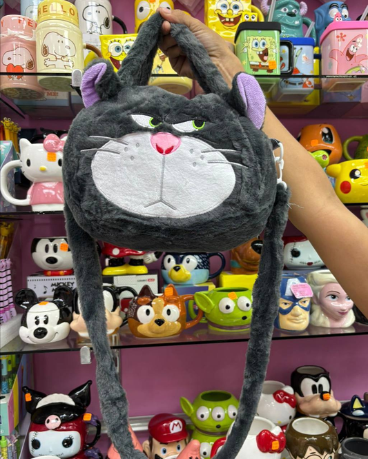 Cartera Afelpada Gato 8.0