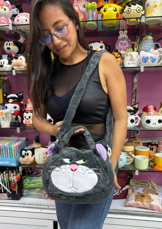 Cartera Afelpada Gato 8.0