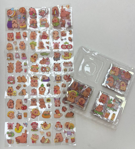 Caja de Stickers Capibara 8.0 PAPELERIA