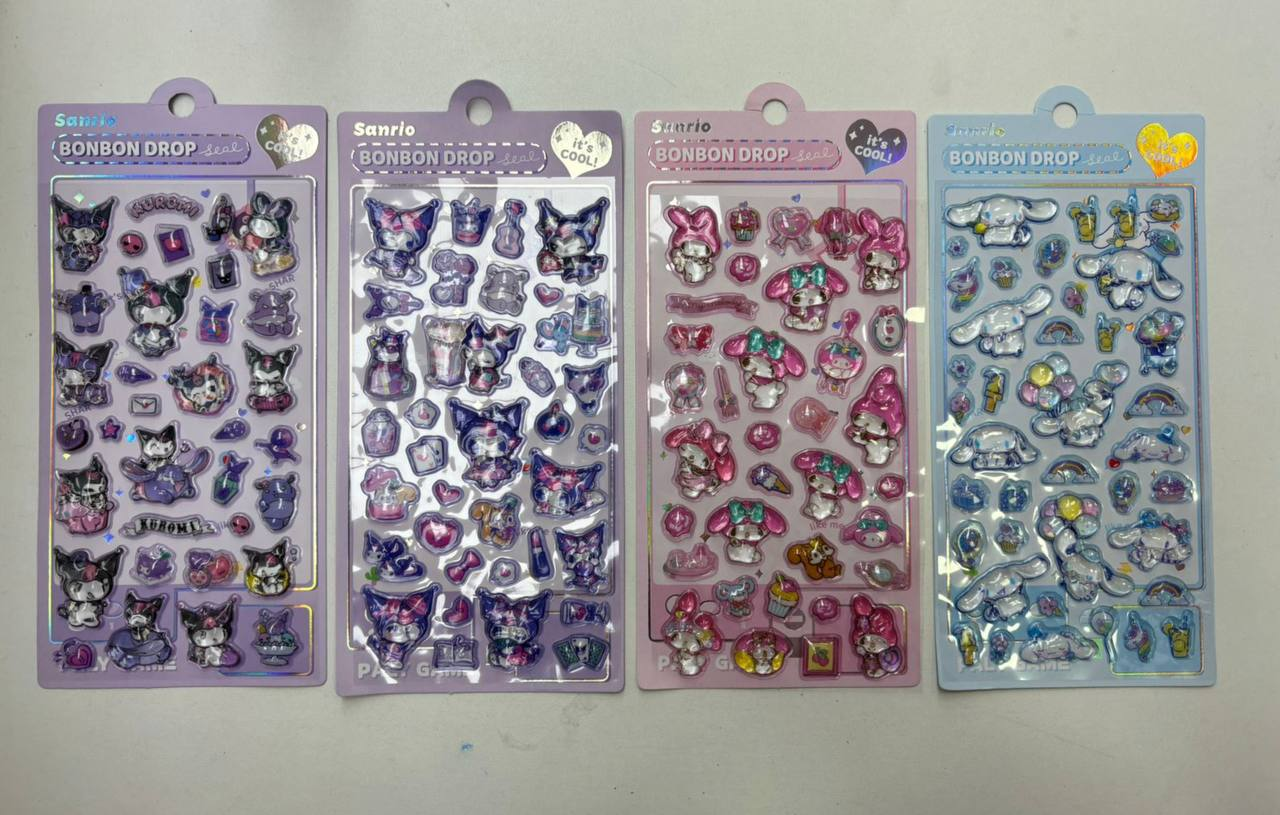 Stickers 3D Varios Modelos 8.0 PAPELERIA