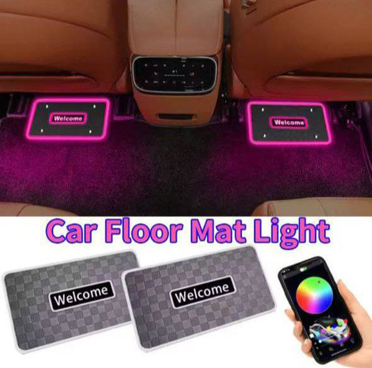 Alfombrillas LED 2 Piezas para Auto