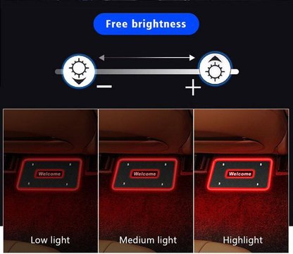 Alfombrillas LED 2 Piezas para Auto