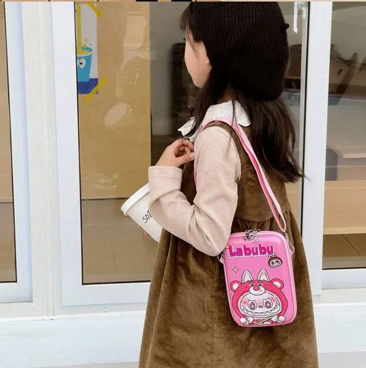 Z-Bolso de Hombro Labubu para niña 13.0