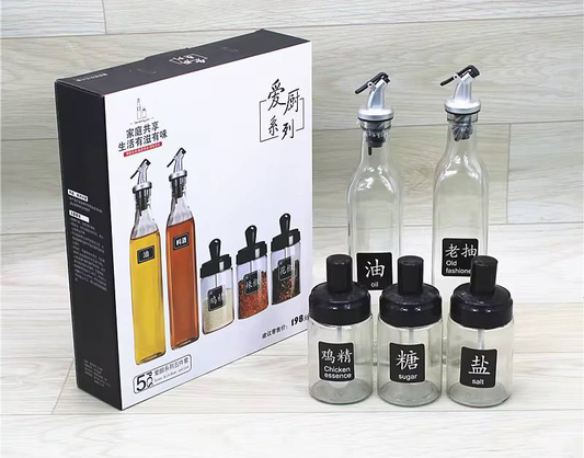 Set de Aceiteros y Condimenteros 2.0 COCINA