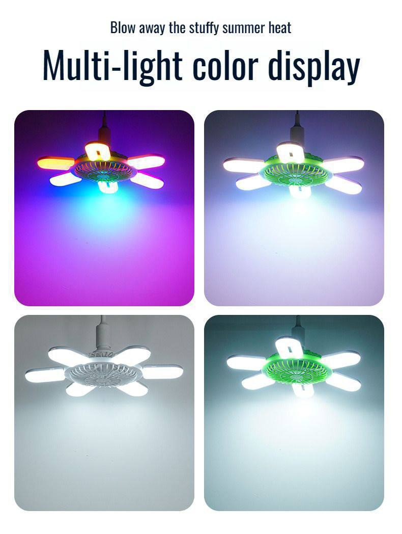 Ventilador de techo + lámpara (60W)