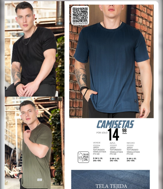 Camisetas R5 CABALLERO