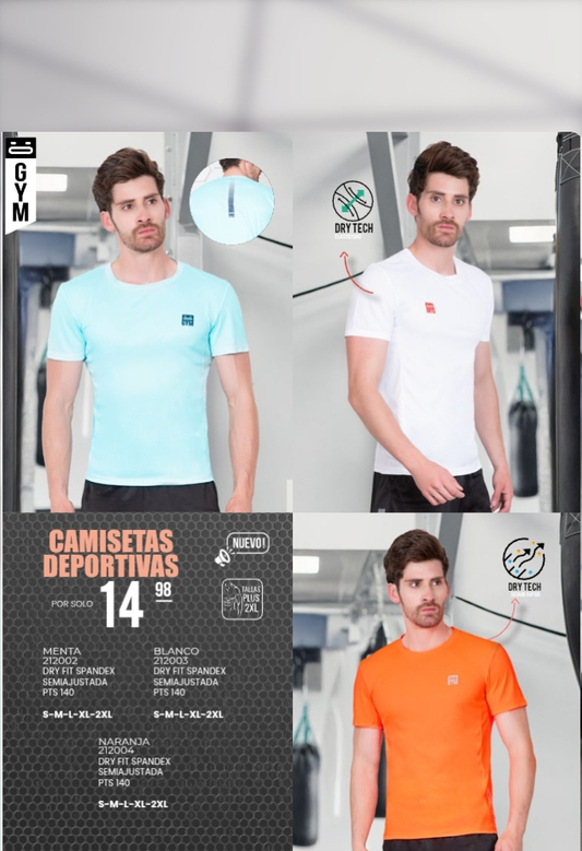 Camisetas Deportivas R5 CABALLERO