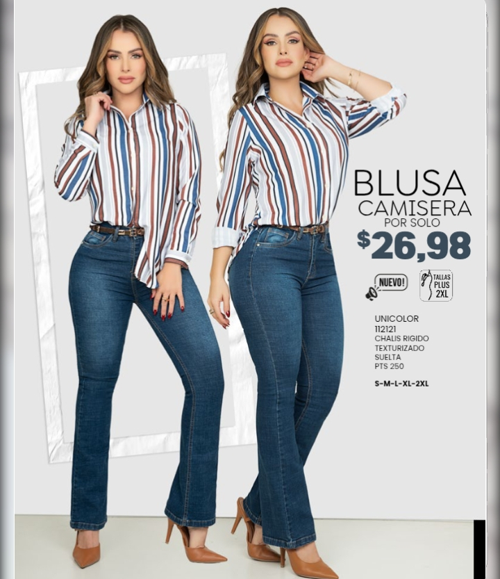 Blusa Camisera R5 ROPA DE MUJER