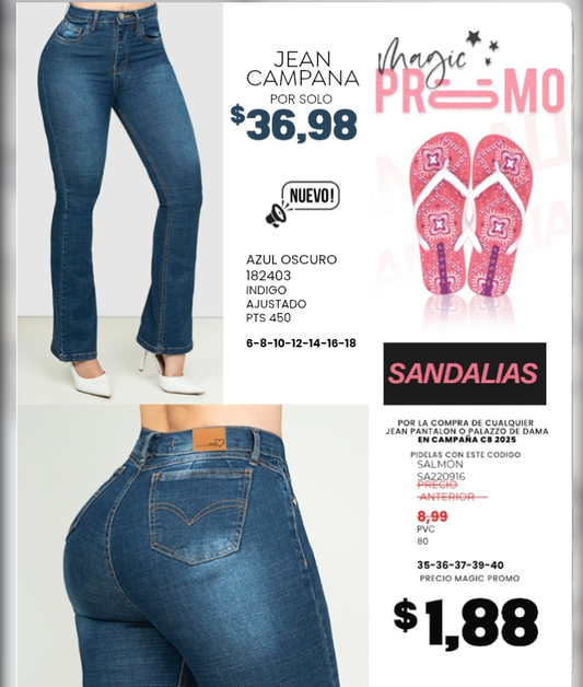 Pantalon Jean Campana R5 ROPA DE MUJER