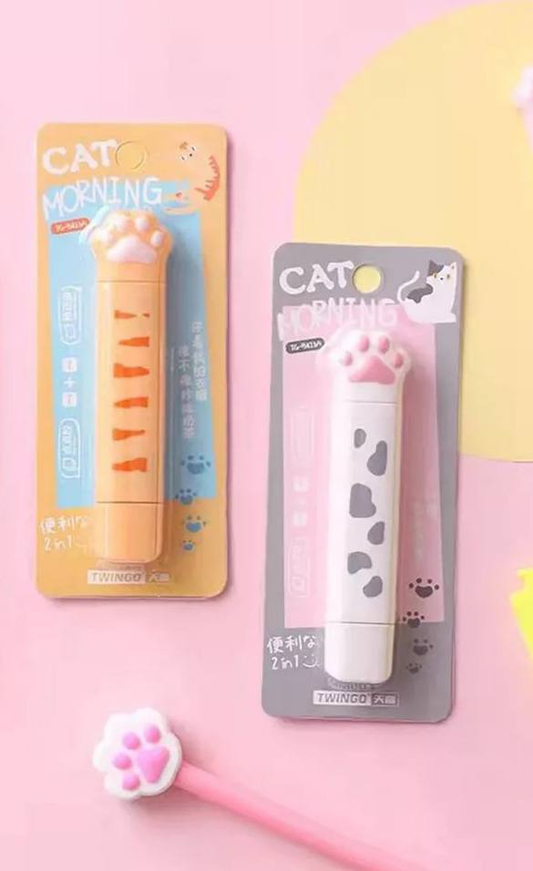 Cinta Correctora Kawaii en Forma de Patita de Gato 13.0 PAPELERIA