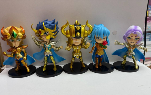 Set Coleccionable Caballeros del Zodíaco (5 Figuras) 8.0