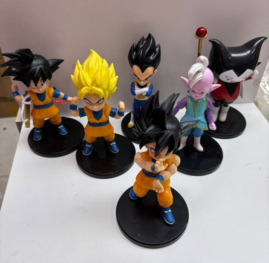 Set Coleccionable Dragon Ball Z (6 Figuras con Base) - 8.0