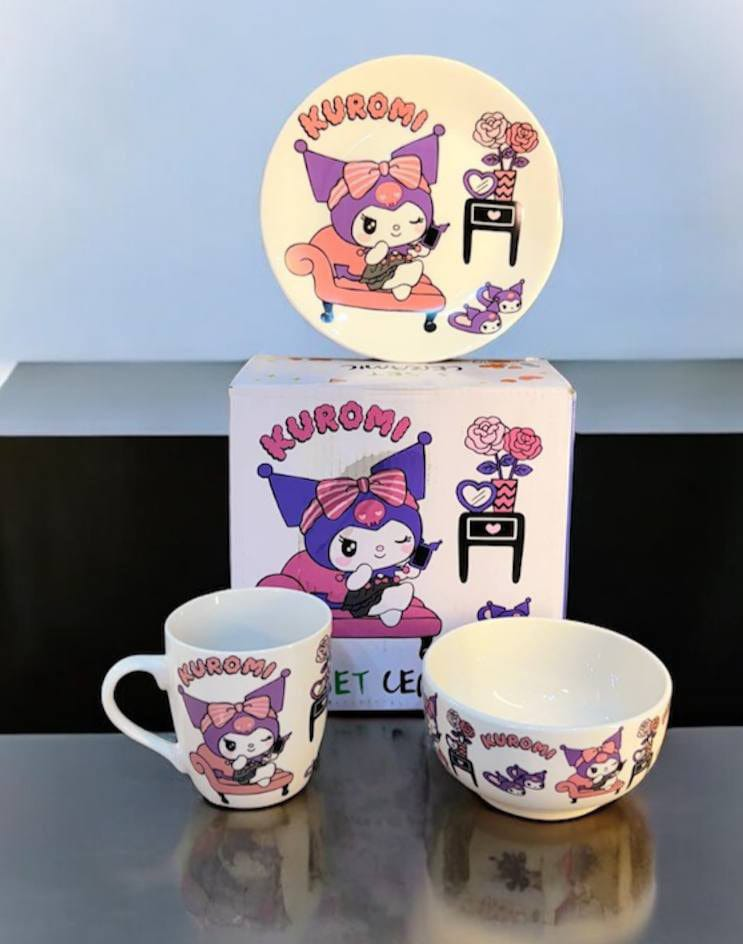 Vajilla Infantil  de Ceramica (3 Piezas)  21.0 HOGAR