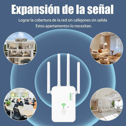 Repetidor WiFi de 4 Antenas 23.0 TECNOLOGIA