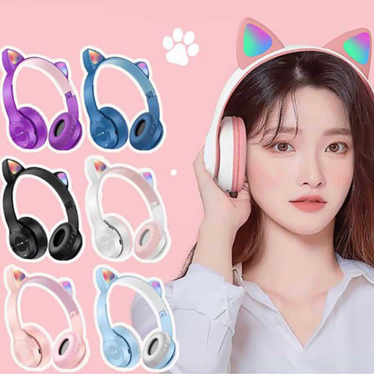 Audífonos Bluetooth P47M Gatito  23.0 TECNOLOGIA