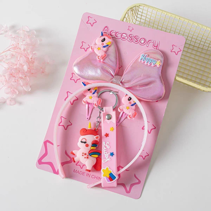 Set de Vinchas con llavero Kawai