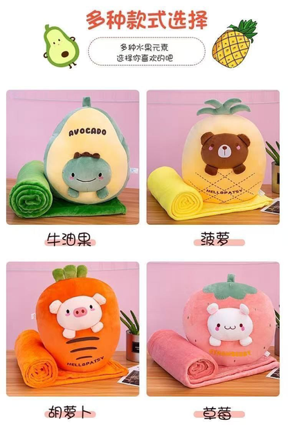 Colcha con Peluche - Almohada 3.0  INFANTIL  -  HOGAR