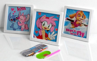 Cuadro Diamante 17 x 17 PAPELERIA -  INFANTIL