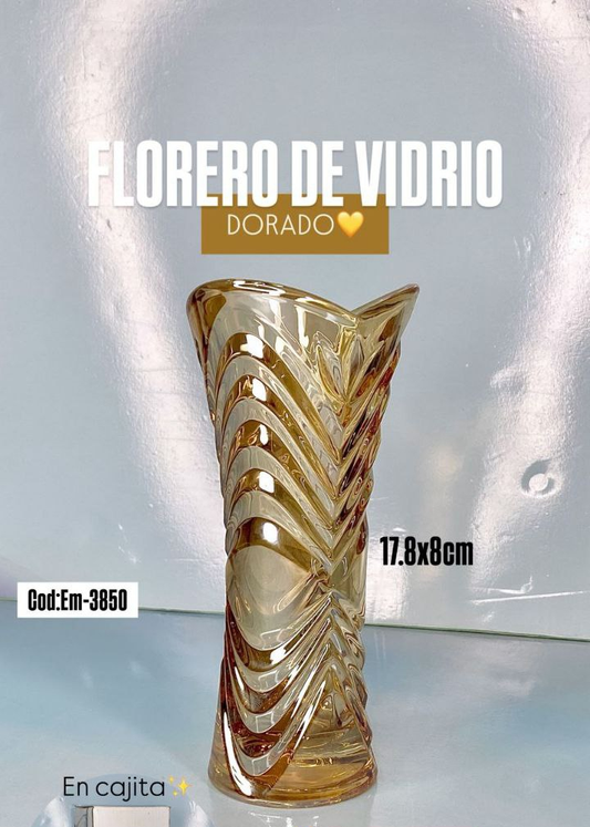 Florero Dorado  17.0 HOGAR