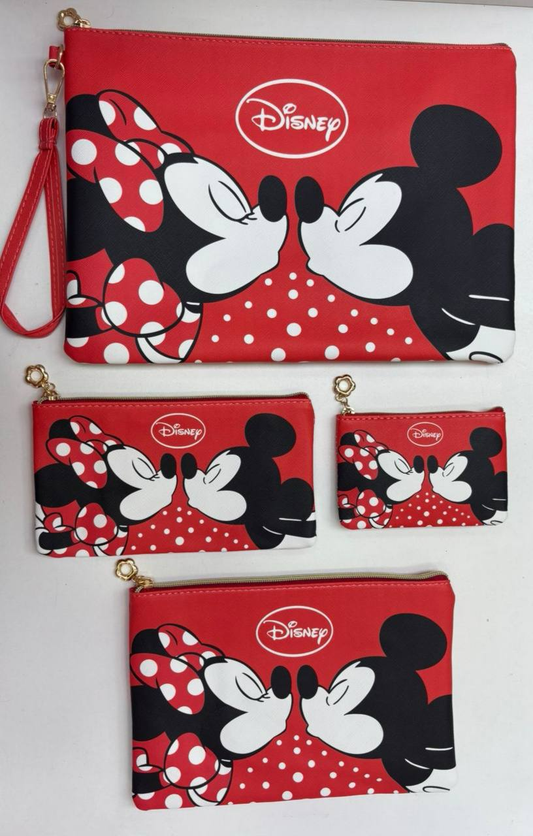 Set de 4 Cartucheras de Diferente Tamaño de Dideño Mickey 8.0 HOGAR - PAPELERIA
