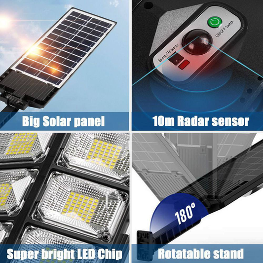 Lámpara Solar para Exteriores  13.0 TECNOLOGIA