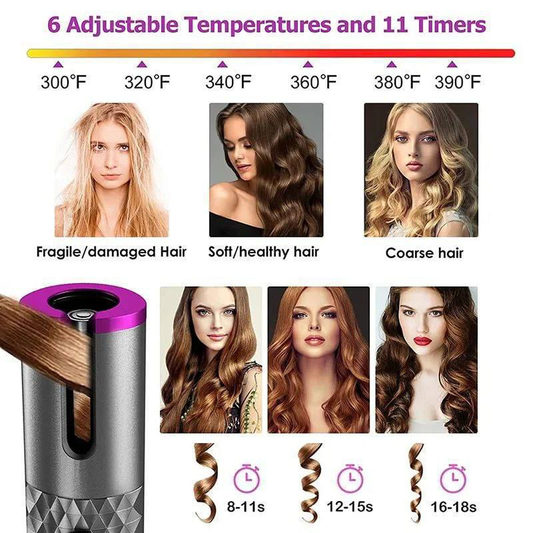 Rizador de Cabello Automático 13.0 BELLEZA