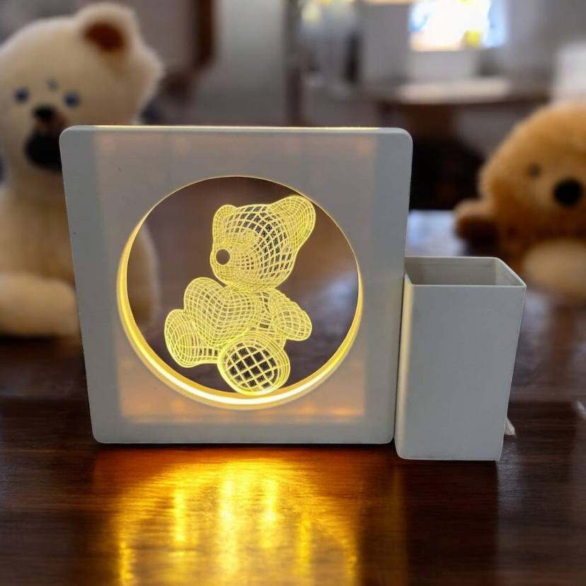 Porta Lápices con Luz Nocturna 3D 13.0 HOGAR