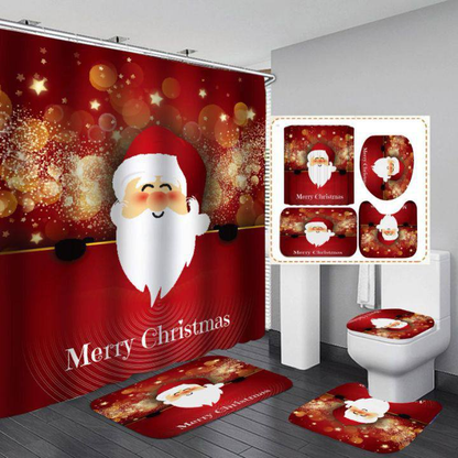 Set de Baño con Diseño Navideño (4 piezas)  13.0 NAVIDAD