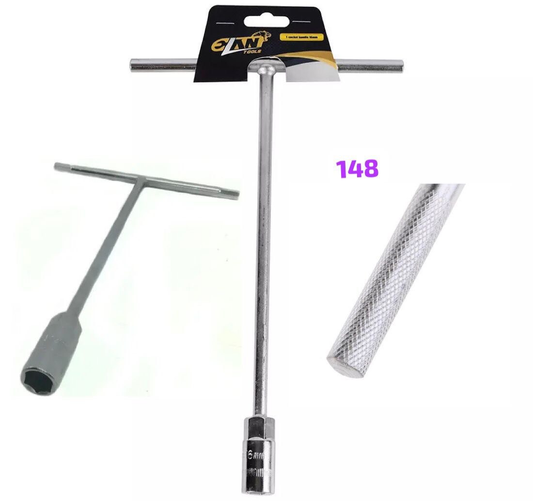 Llave de Acero en T Hexagonal  5.0 VEHICULOS - HERRAMIENTAS