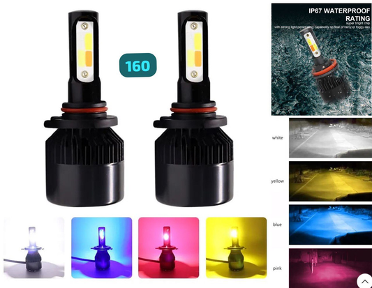 Luces Turbo LED H4 para Vehículos  5.0