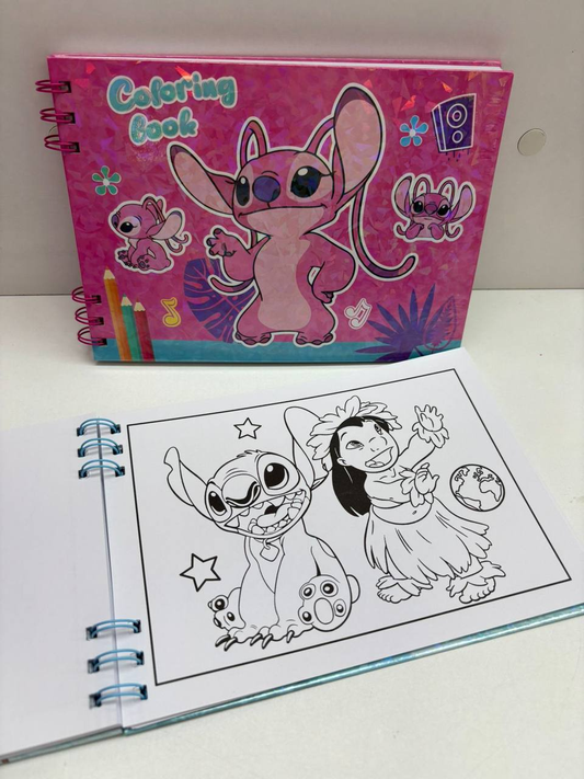 Libreta para Colorear con Diseño de Stitch 8.0 PAPELERIA