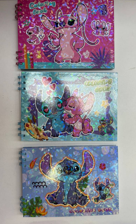Libreta para Colorear con Diseño de Stitch 8.0 PAPELERIA