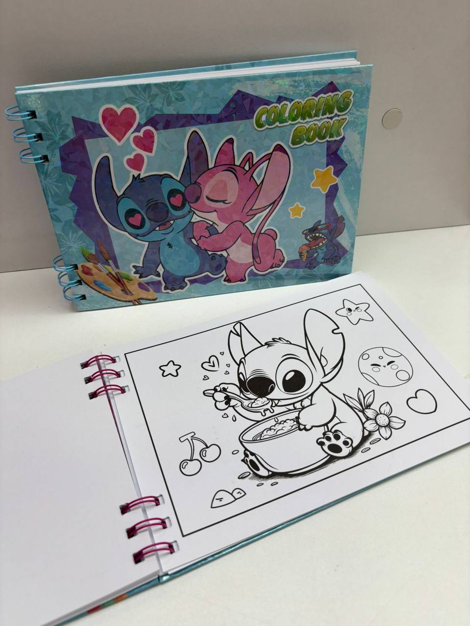 Libreta para Colorear con Diseño de Stitch 8.0 PAPELERIA