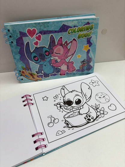 Libreta para Colorear con Diseño de Stitch 8.0 PAPELERIA