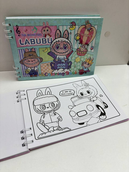 Libreta para Colorear Labubu 8.0 PAPELERIA