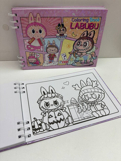 Libreta para Colorear Labubu 8.0 PAPELERIA