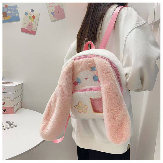 Mochila de Felpa de Dibujos Animados 14.0