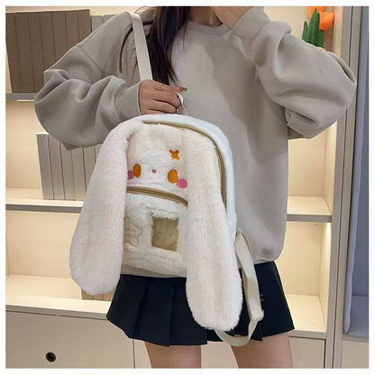 Mochila de Felpa de Dibujos Animados 14.0