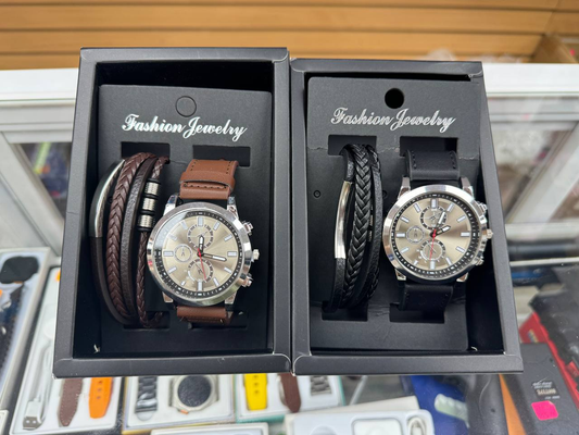 Reloj 2 piezas + caja regalo" 14.0  HOMBRE