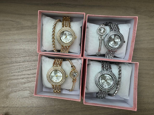 Reloj 2 piezas + caja regalo" 14.0 MUJER