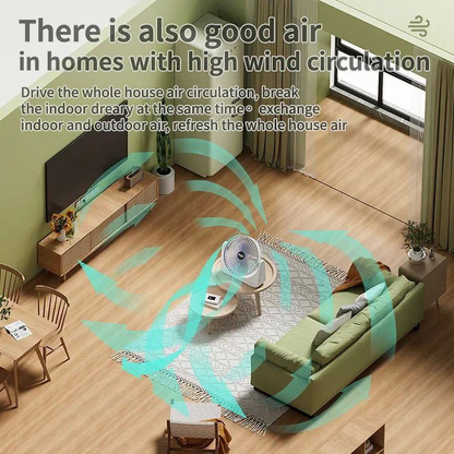 Ventilador de Mesa Portátil 3 Velocidades 13.0 HOGAR