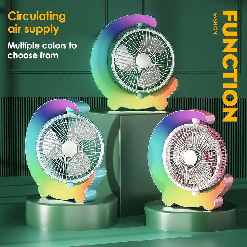 Ventilador de Escritorio USB con Luz 13.0 HOGAR