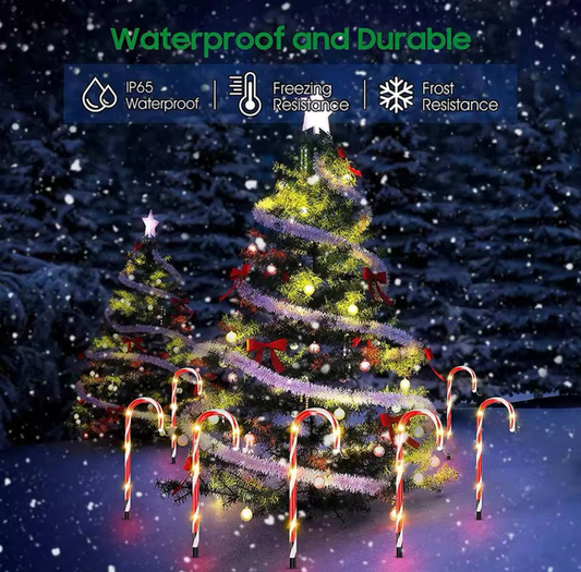 Luces de Bastones Navideños 25.0