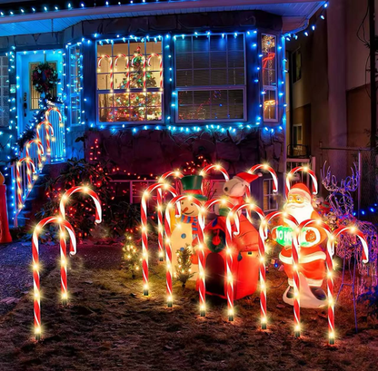 Luces de Bastones Navideños 25.0