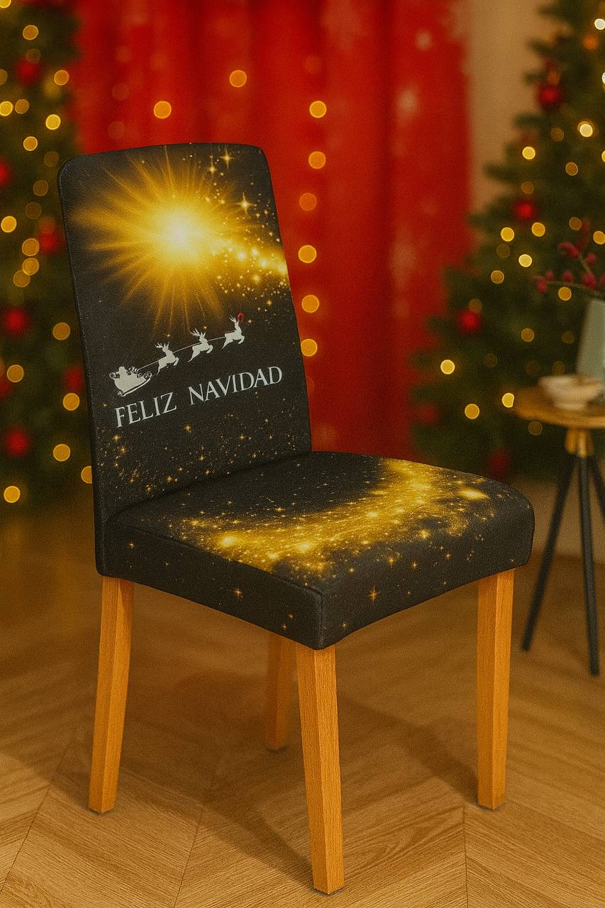 Forro Navideño para Silla 25.0 NAVIDAD