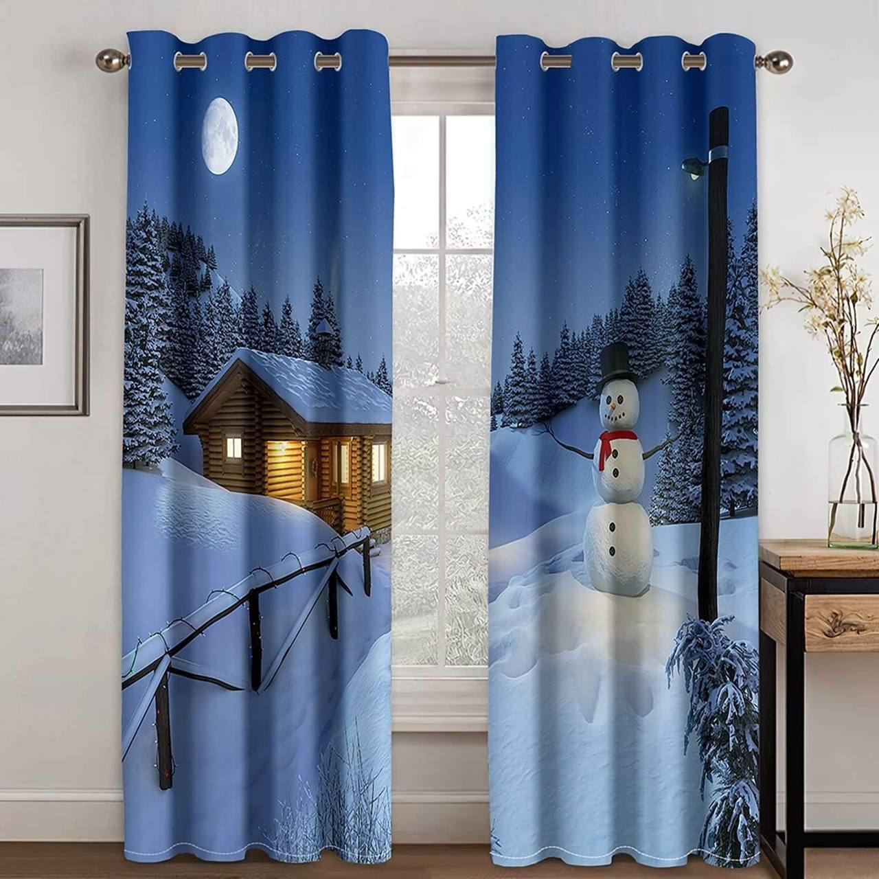 Cortinas Navideñas Decorativas 25.0 NAVIDAD