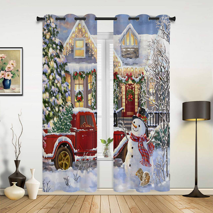 Cortinas Navideñas Decorativas 25.0 NAVIDAD